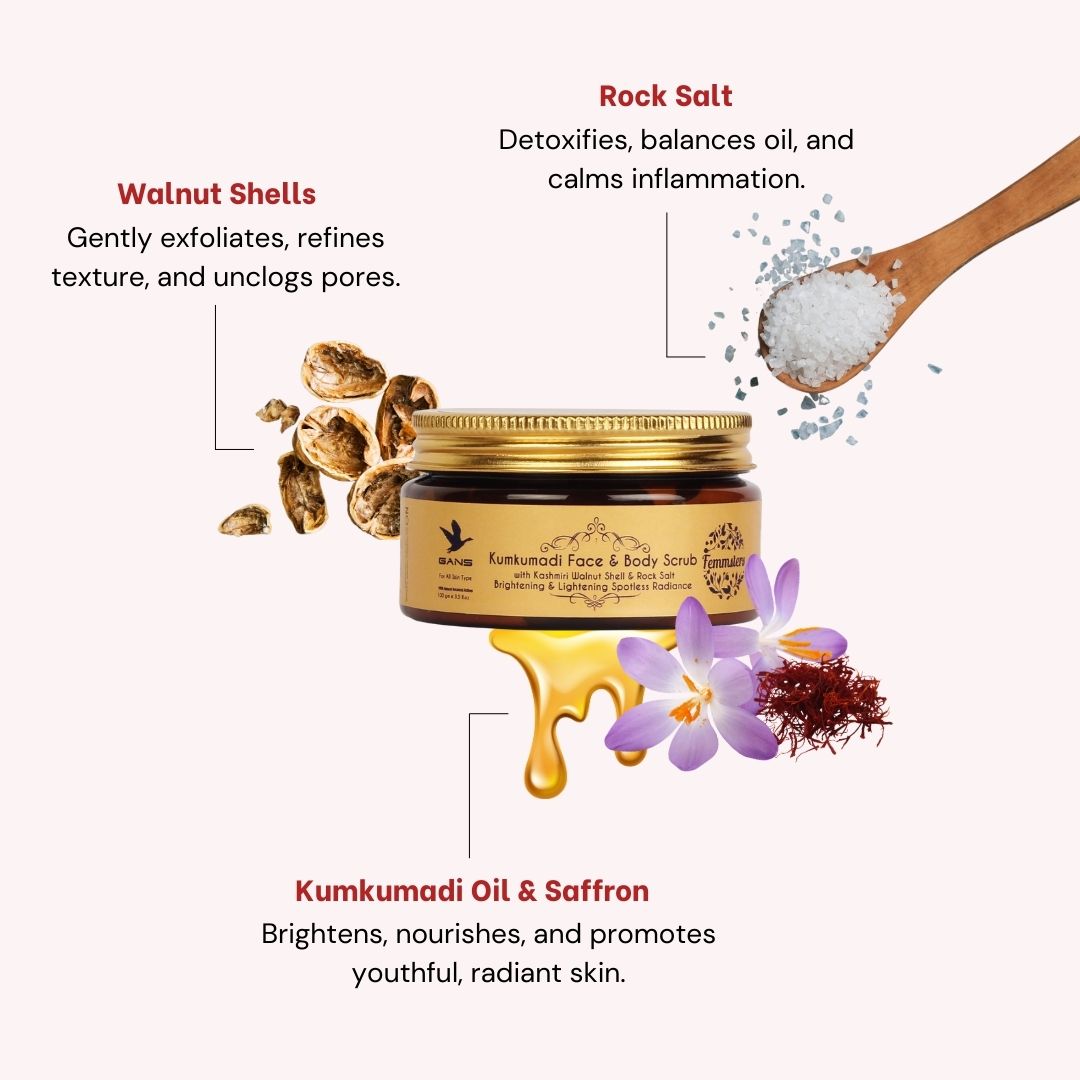 Kumkumadi Face And Body Scrub