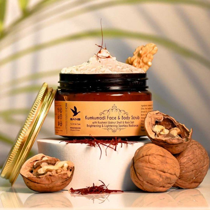 GANS Kumkumadi Face And Body Scrub