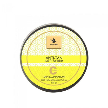 Gans Anti-Tan Vitamin C Skin Illumination Face And Body Scrub 100GM For Men Women